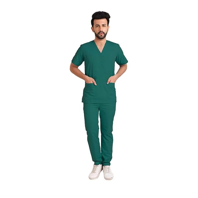 AUDITECH® Medical Scrubs for Doctors Men/Women Professional Scrub Suit - Green AUDITECH® Medical Scrubs for Doctors Men/Women Professional Scrub Suit - Green